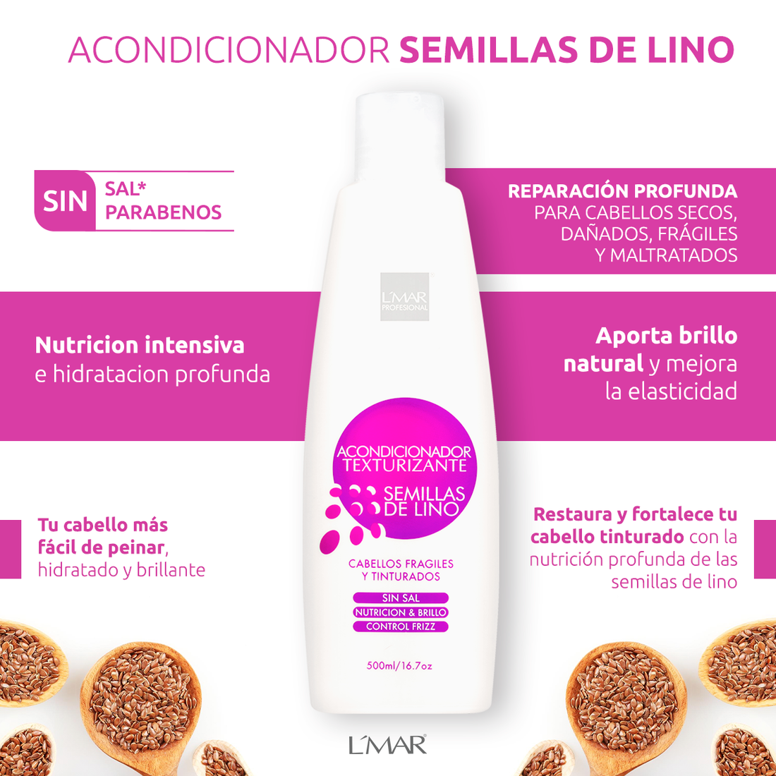 Acondicionador semillas de lino