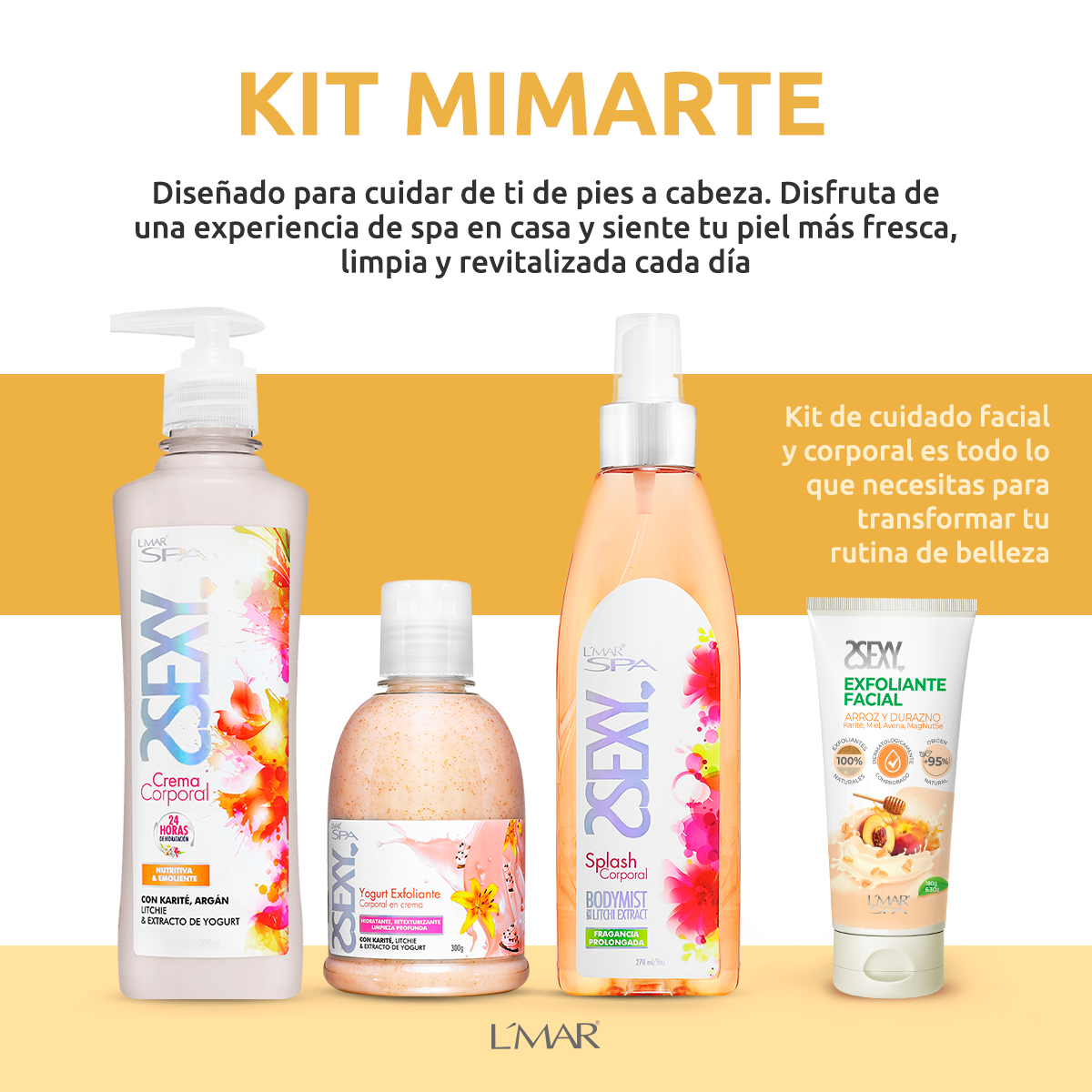 Kit Cuidado Total: Facial & Corporal