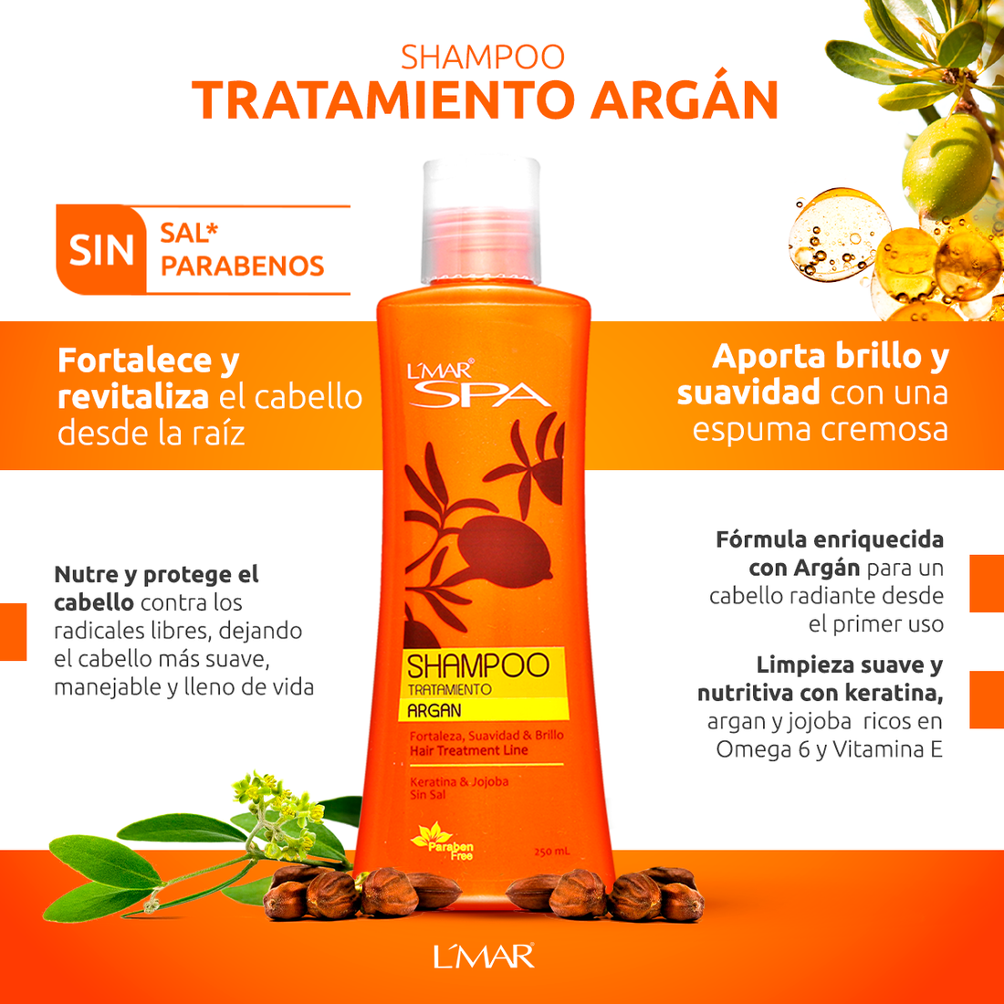 Shampoo Tratamiento Argán