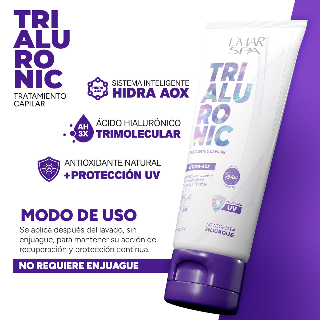TRIALURONIC - CON ÁCIDO HIALURÓNICO TRIMOLECULAR